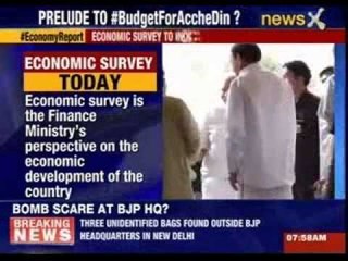 Download Video: Finance Minister Arun Jaitley to table the economy survey today