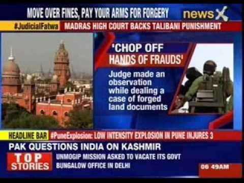 Madras high court backs Talibani punishment