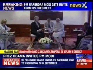 Barack Obama invites Modi to US in September