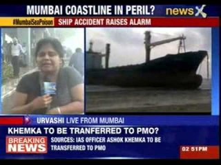 Oil spill alert on Mumbai coast