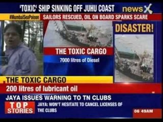 Mumbai: Sailors rescued, oil on board sparks scare