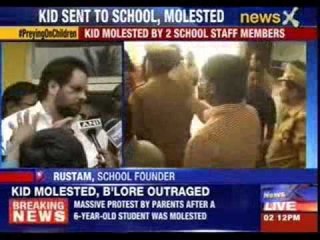 Protest after 6- year-old child molested in school