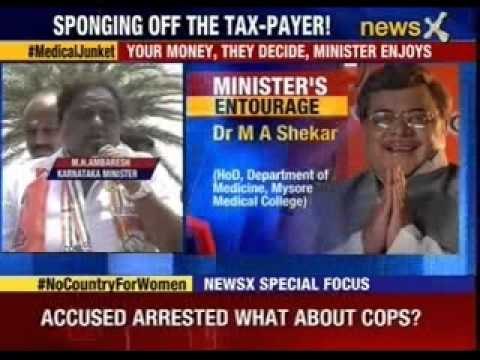 Karnataka Minister's foreign treatment cost taxpayers over Rs 1 crore