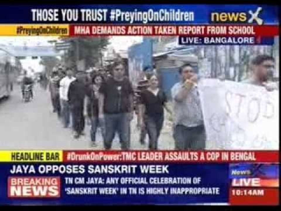 Uproar in Bangalore after 6-year-old 'raped' in elite school