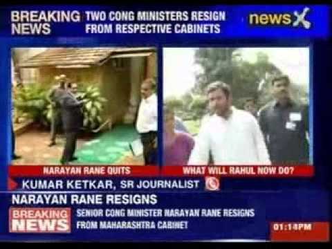 Congress leader Narayan Rane resigns from maha cabinet