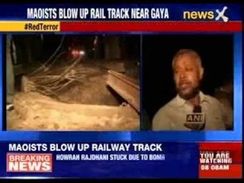 Suspected Maoists blow up railway track near Gaya in Bihar