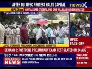 Ugly clashes between UPSC aspirants and cops