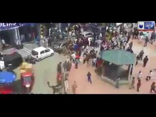 Ahmedabad: सत्तर रुपये के चक्कर मे मारामारी  , तस्वीरे सी सी टी वी में कैद