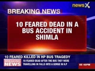 10 feared dead in a bus accident in Shimla
