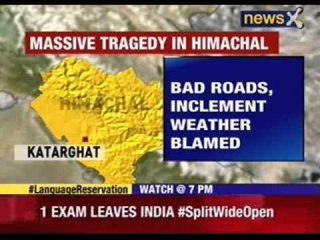 20 Feared dead in a bus accident in Shimla