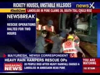 Heavy rains hamper rescue operation in Pune