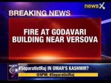 Fire on a 11 storey Mumbai building