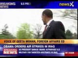 U.S President Obama authorises air strikes in Iraq