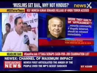 RSS Indresh Kumar demands release of Hindu terror accused