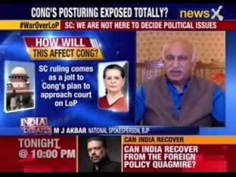 India Debates: SC shuts door on Congress's LoP bid