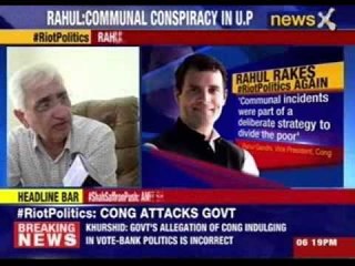 Salman Khurshid speaks to NewsX