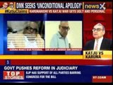 DMK unleashes explosive charge against Markandey Katju