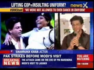 Shahrukh Khan faces trouble for dancing with a female cop