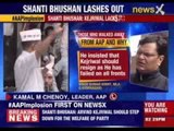 NewsX exclusive: Shanti Bhushan : No democracy within the party