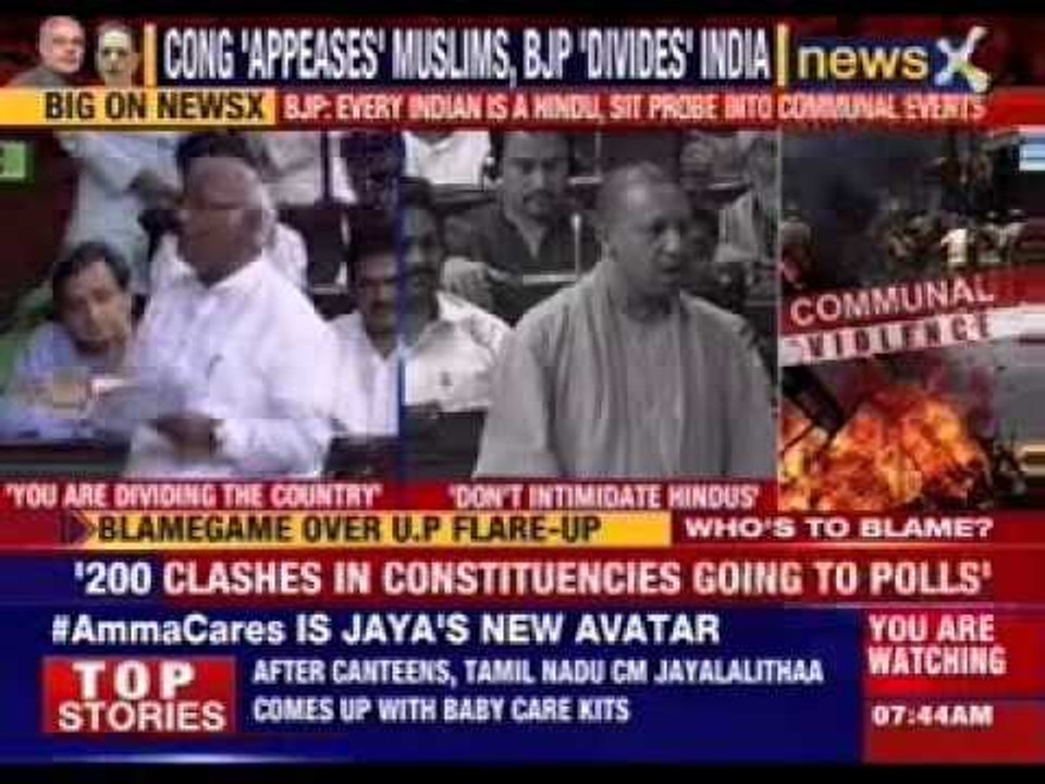 Communal violence debate in Lok Sabha, Congress slams NDA