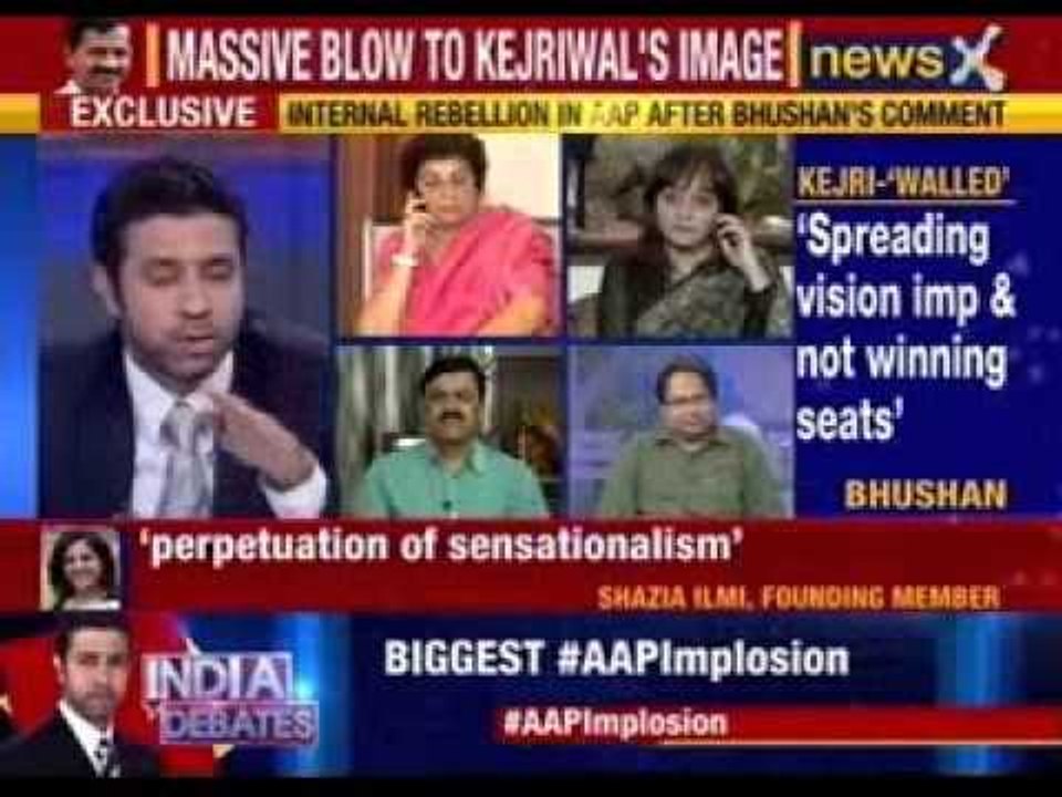 India Debates: Bhushan- Kejriwal lacks maturity?