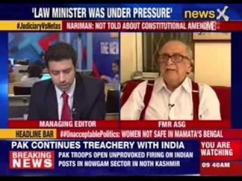 Fali S Nariman speaks out on Judicial Appointment Bill