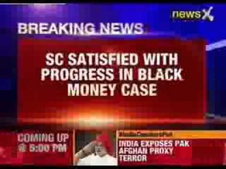 SC satisfied with progress in black money case