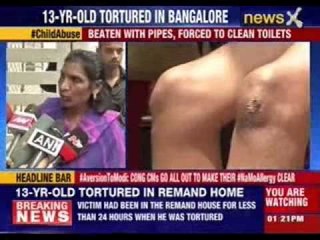 13-year- old tortured at a remand home in Bangalore