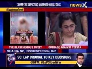 BJP slams activist Teesta Seetalvad for her tweet