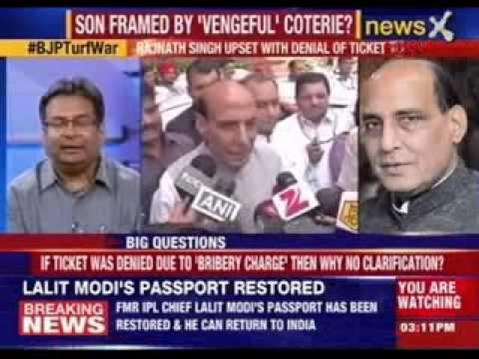 Rajnath claims if charges proven will quit politics