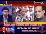 Rajnath conveys his anger to RSS leadership