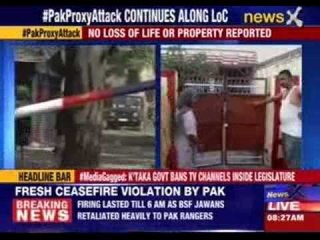 Pakistan rangers target BSF posts in Akhnoor sector