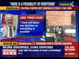 Delhi Lt Governor Jung claims options open for government formation