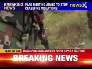 Flag meeting between India & Pakistan starts