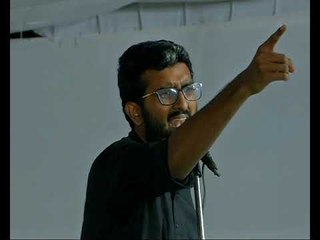 JNUSU Elections 2018: Left Unity Candidate N Sai Balaji addresses at Presidential debate