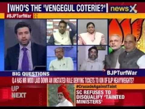 India Debates: Son denied ticket, Angry Rajnath hits out