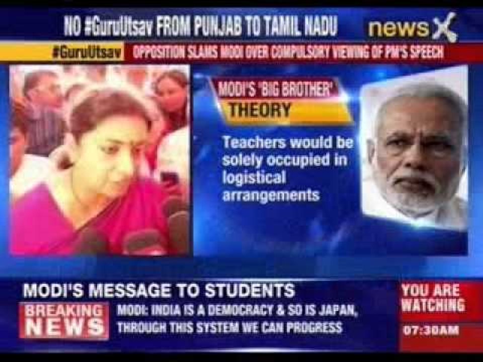 Opposition slams Modi over compulsory viewing of PM’s speech