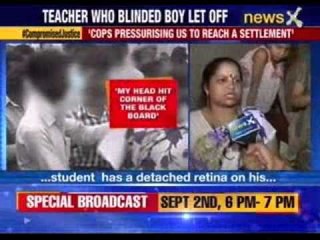 14 year old loses right eye vision permanently