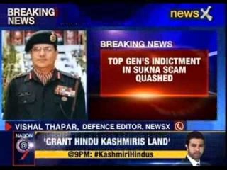 Top general indictment in Sukna scam quashed
