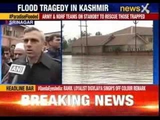 Chenab is flowing 2 meters above danger mark in Jammu