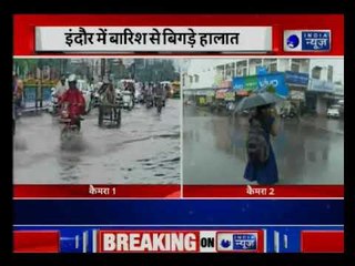 Download Video: Madhya Pradesh: Traffic and waterlogging problems due to heavy rainfall in Indore