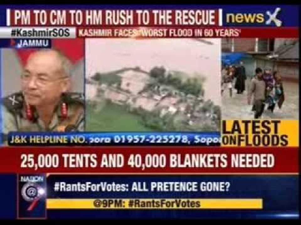 Kashmir flood condition: 120 Army columns deployed