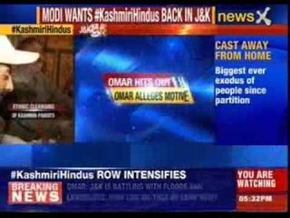 Omar vs centre over pandits resettlement plan