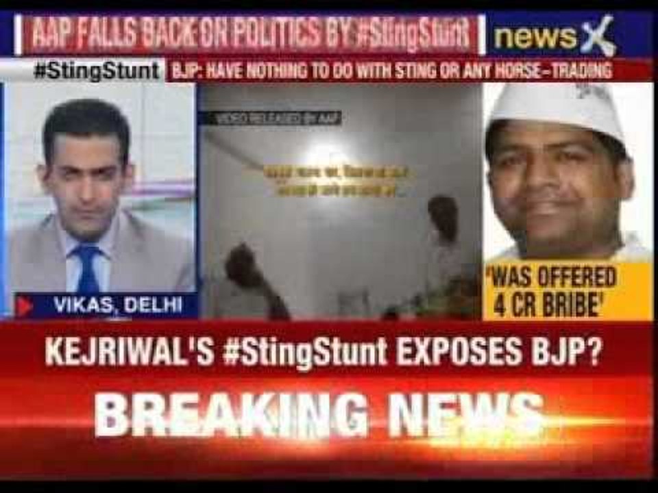 AAP releases 'sting video', BJP denies poaching charges