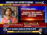 Jayalalithaa seeks report on #MediaSnoop circular