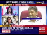 A senior IAS officer in Tamil Nadu was transferred twice