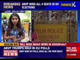 ABVP wins all four seats in DU elections