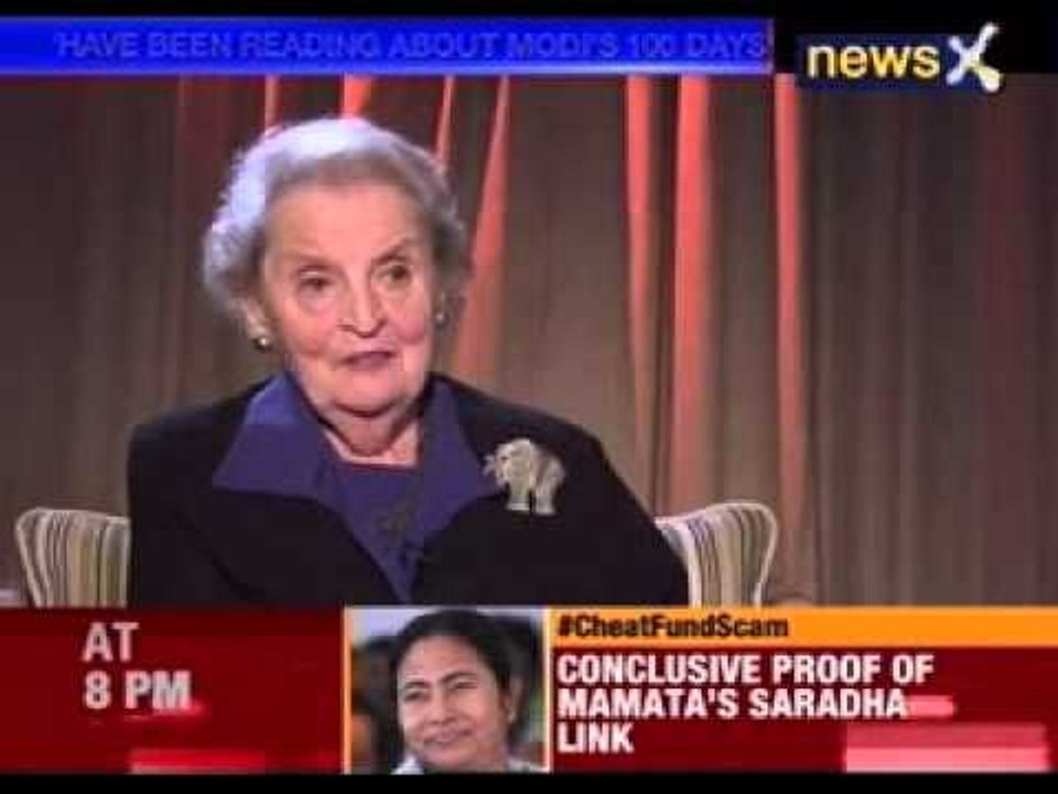 Cover Story by Priya Sahgal : Madeleine Albright former secy. Of sate, US