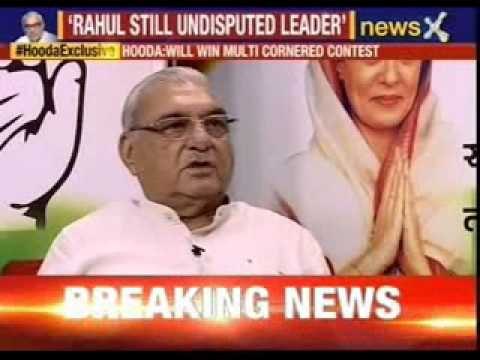 NewsX Exclusive Interview with Haryana Chief Minister Bhupinder Singh Hooda