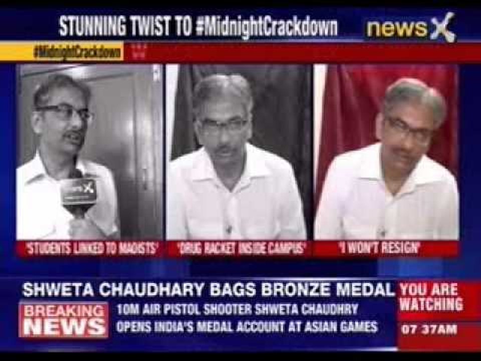 Jadavpur University Vice Chancellor shifts the blame on students